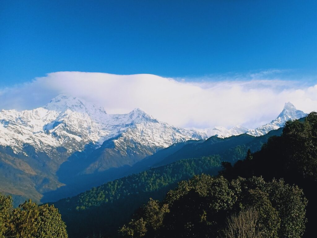 annapurna, machhapuchhre, mountain landscape